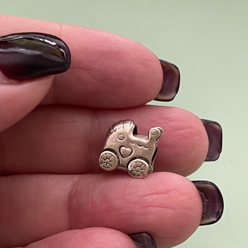 Authentic Pandora Charm Baby Carriage
